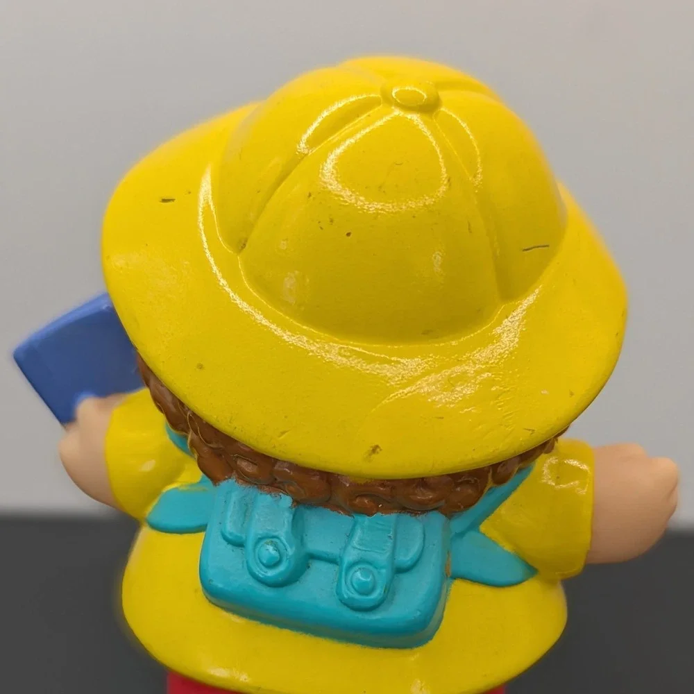 Fisher Price Little People Lot Of 7 Crossing Guard School Girl Boy Construction